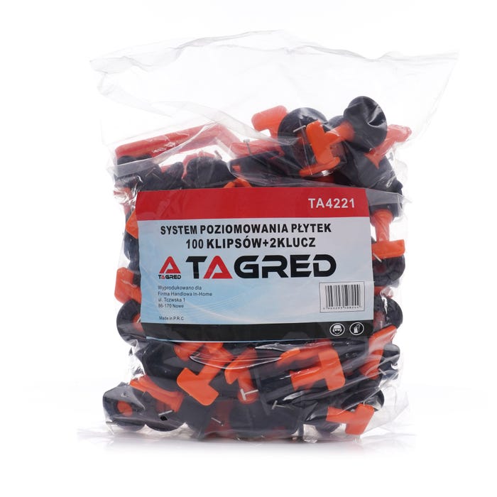 System do poziomowania płytek TA4221 100 szt.