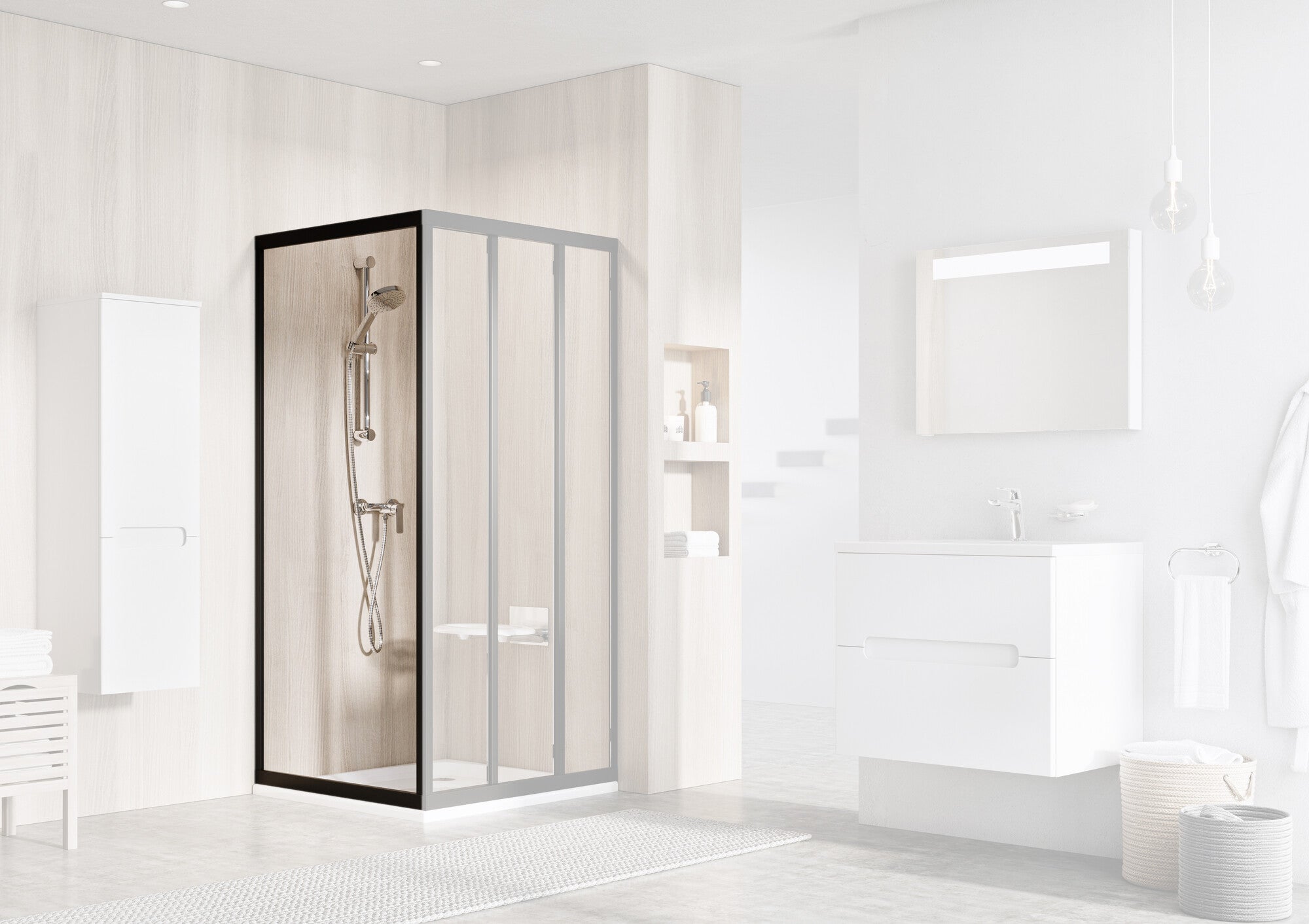 Ścianka prysznicowa Ravak Supernova 90x198 cm 940703R2Z1 2