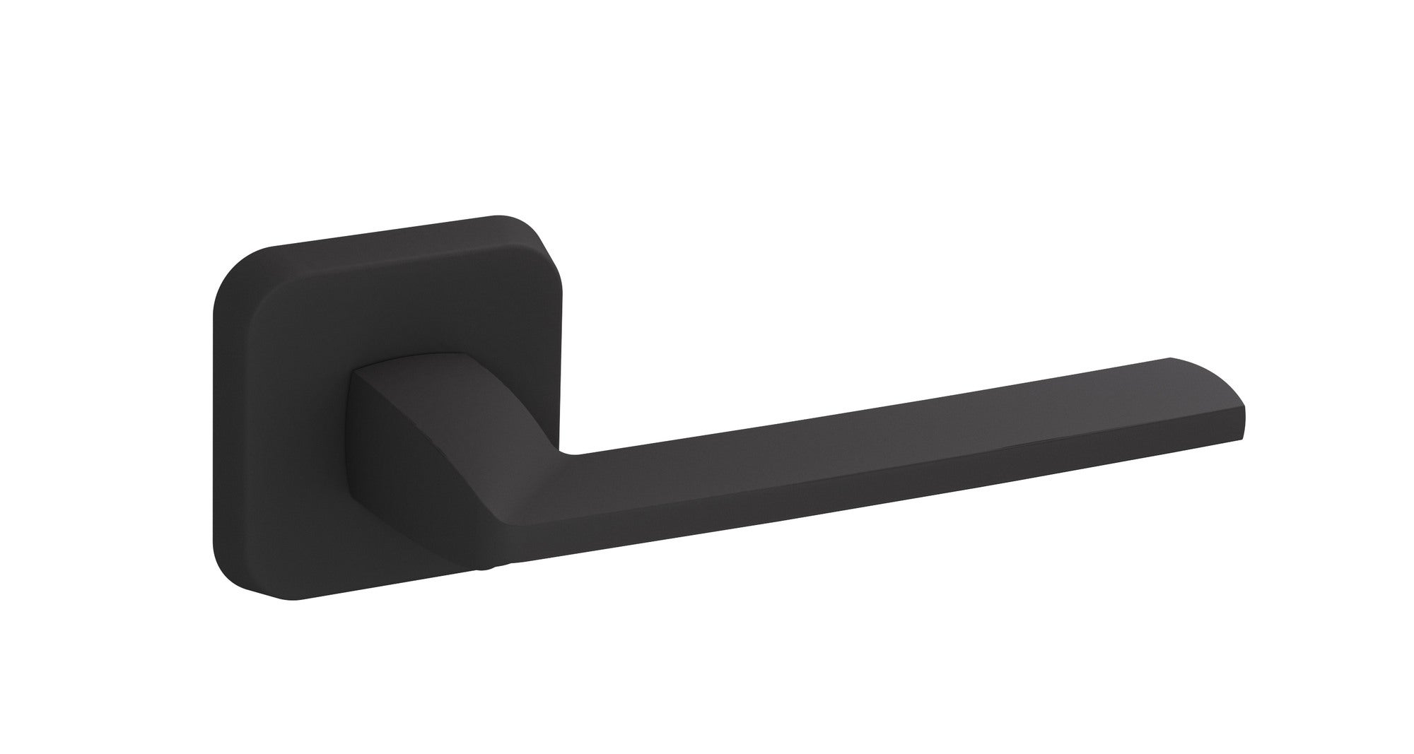 Klamka Pem Lux na rozecie czarna