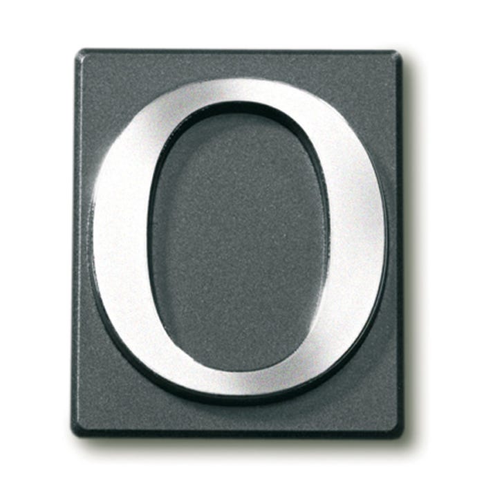 Cyfra 0 samoprzylepna patyna 4x4.7 cm