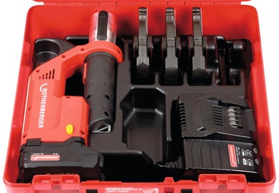 Zaciskarka hydrauliczna ROMAX Compact TT + szczęki SV 15-22-28 mm 2