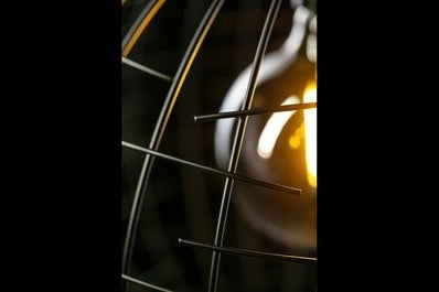 Oprawa sufitowa VIELA 2 1x E27, czarno-złoty, średnica 35cm, materiał metal 2