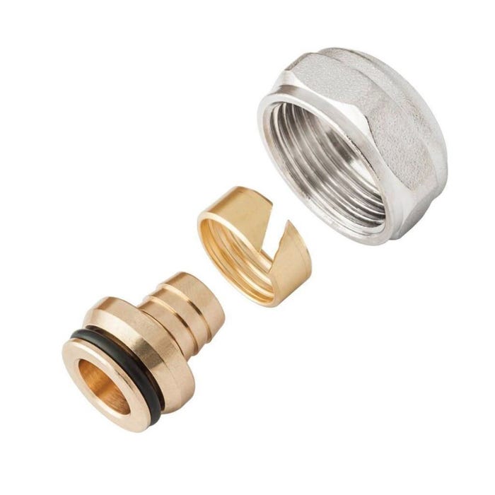 Kan Ultraline Śrubunek mosiężny do rur PERT i PEX 18x2.0 G3/4"