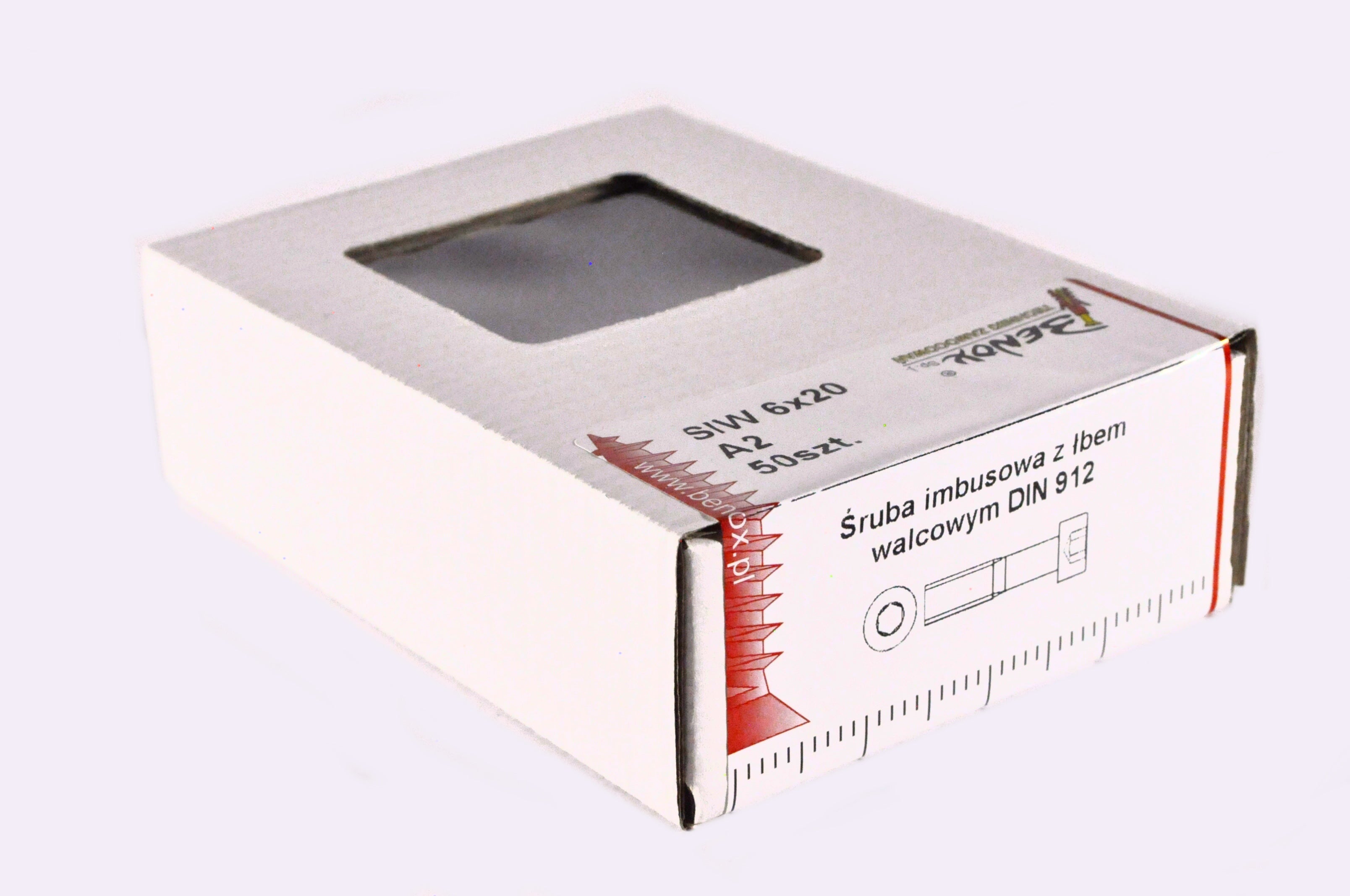 Śruba M6x20 mm DIN 912 (50 szt.) 1