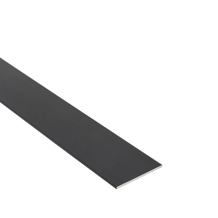Płaskownik aluminiowy czarny 40x2mm 1m