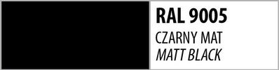Spray Lakier akrylowy Ambro-Sol czarny mat RAL9005 400ml 1