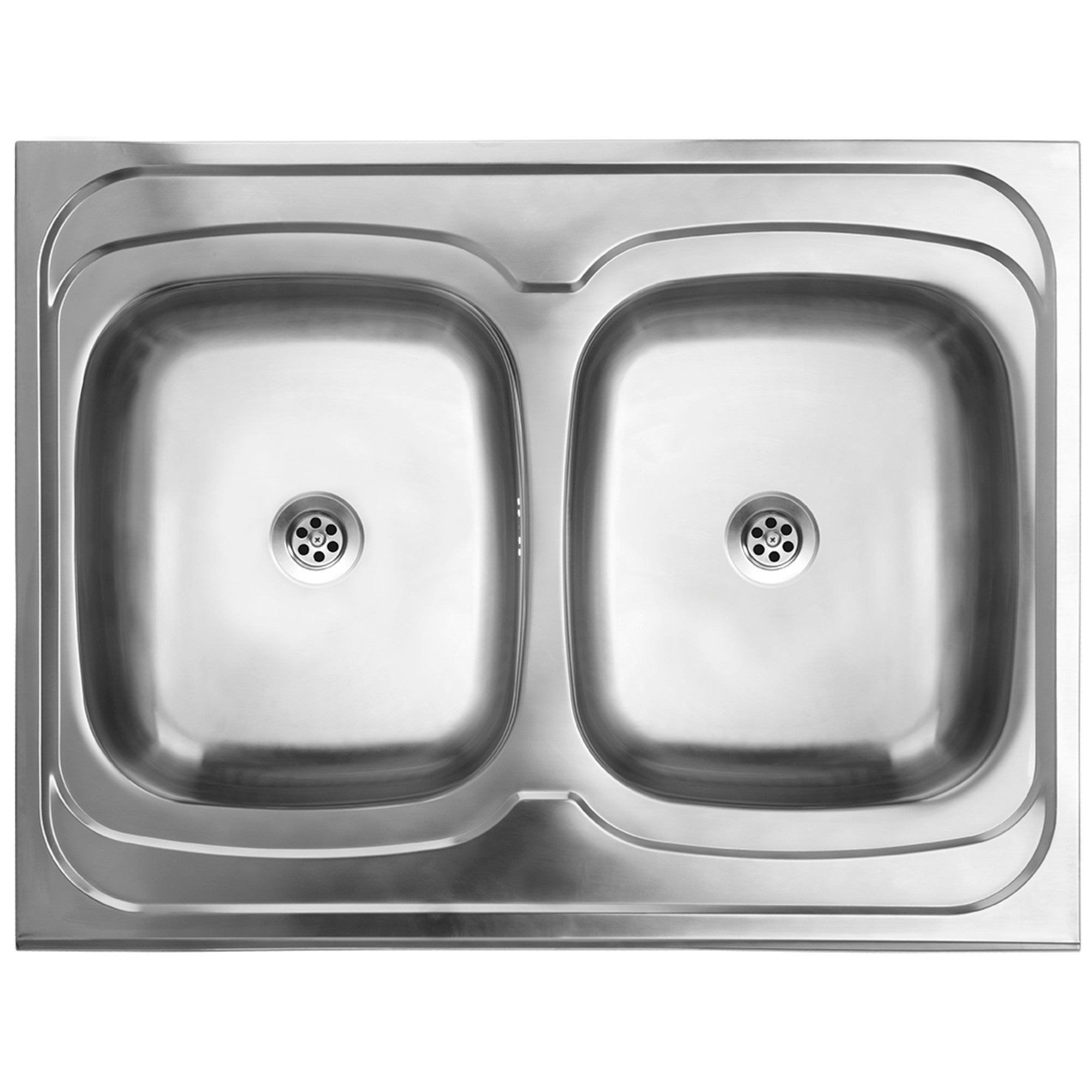 Zlewozmywak stalowy Kuchinox  60 x 80 cm