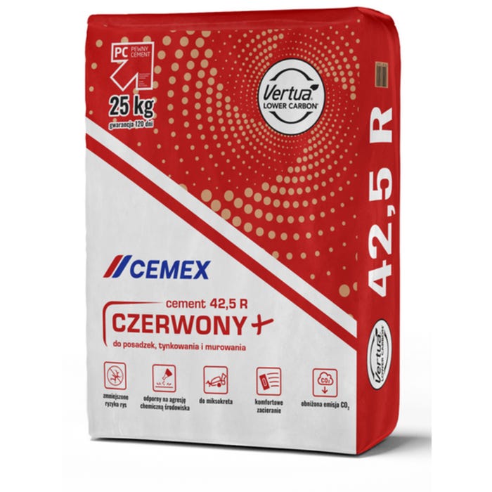 Cement IIA-V 42.5R VERTUA PLUS 25KG PATER CEMENT