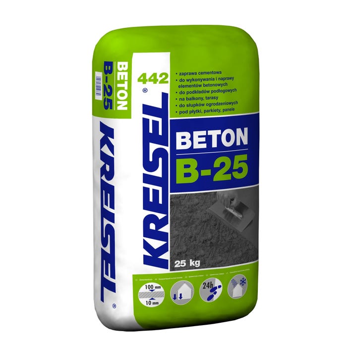 Podkład podłogowy Beton B-25 Kreisel 442 25 kg, 10-100 mm