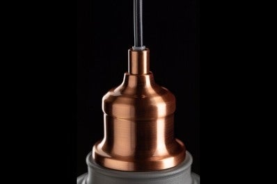 Oprawa sufitowa LORET M 1x E27, szary, średnica 20,5cm, materiał metal 2