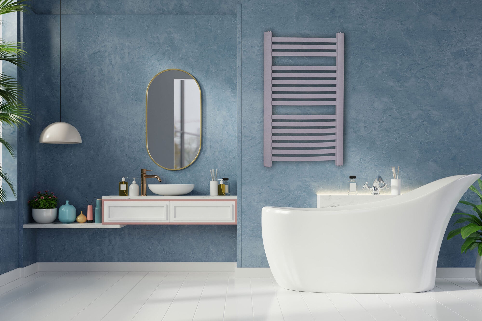 Grzejnik łazienkowy Torino 94x58 cm, antracytowy 1