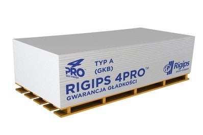 Płyta gipsowo-kartonowa standardowa Rigips 4 PRO 1200x2600x12,5 mm GKB typ A