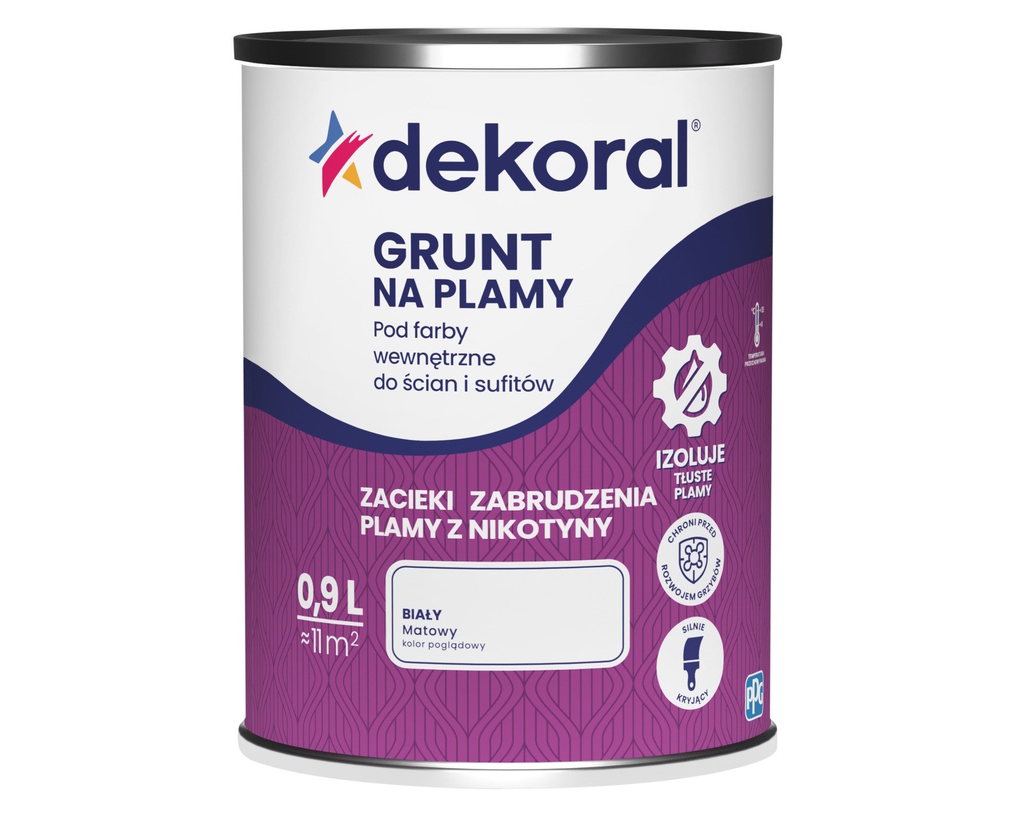 Farba gruntująca Dekoral na plamy 0,9l