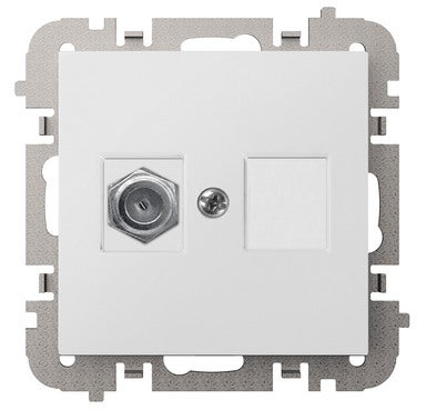 Santra biały gniazdo tv FF