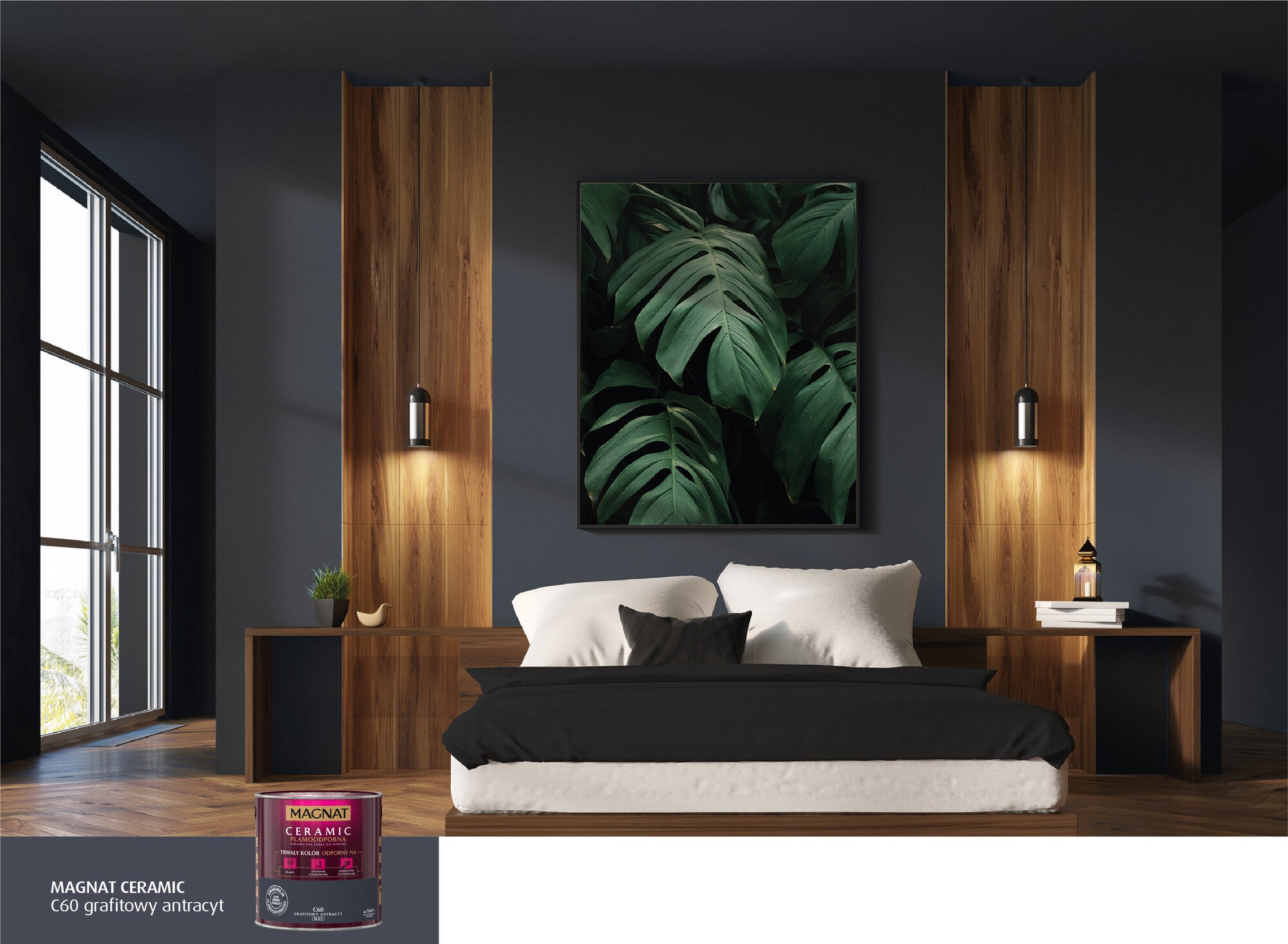 Farba Magnat Ceramic grafitowy antracyt 2,5l 1