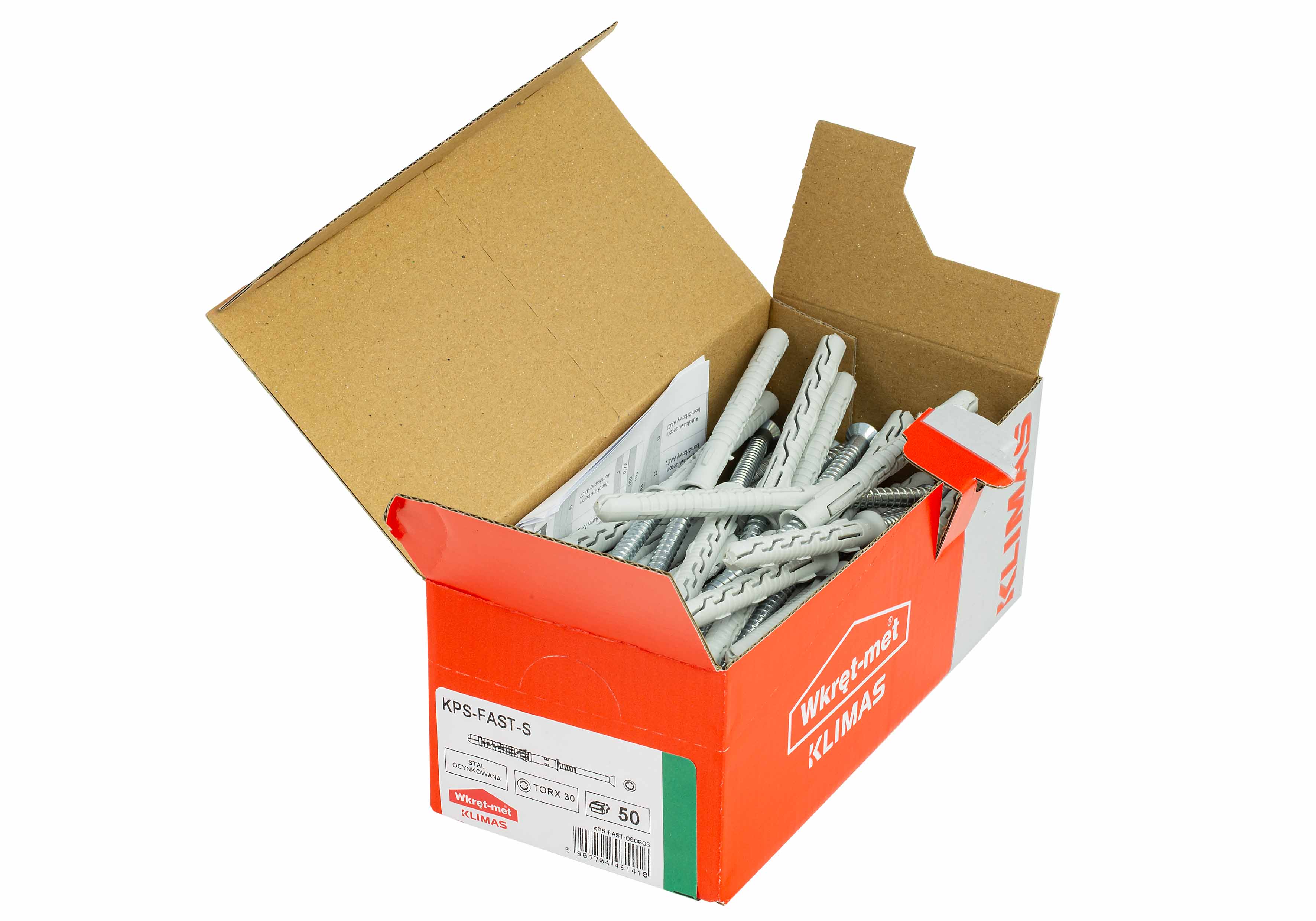 Kołek rozporowy ramowy z wkrętem 8.0x140 mm (50 szt.) 2