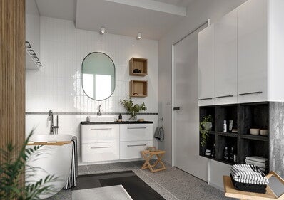 Blat Uni 120 x 46 cm czarny 1