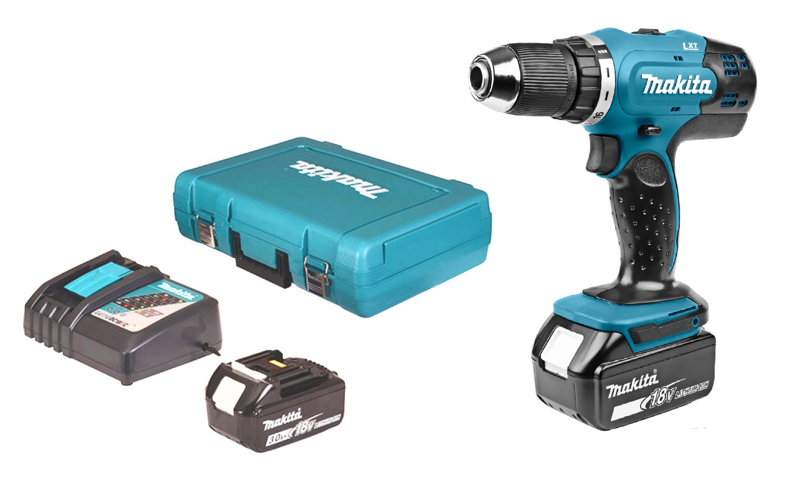 Wiertarko-wkrętarka 18V DDF453RFE Makita / 2 x 3,0Ah 1