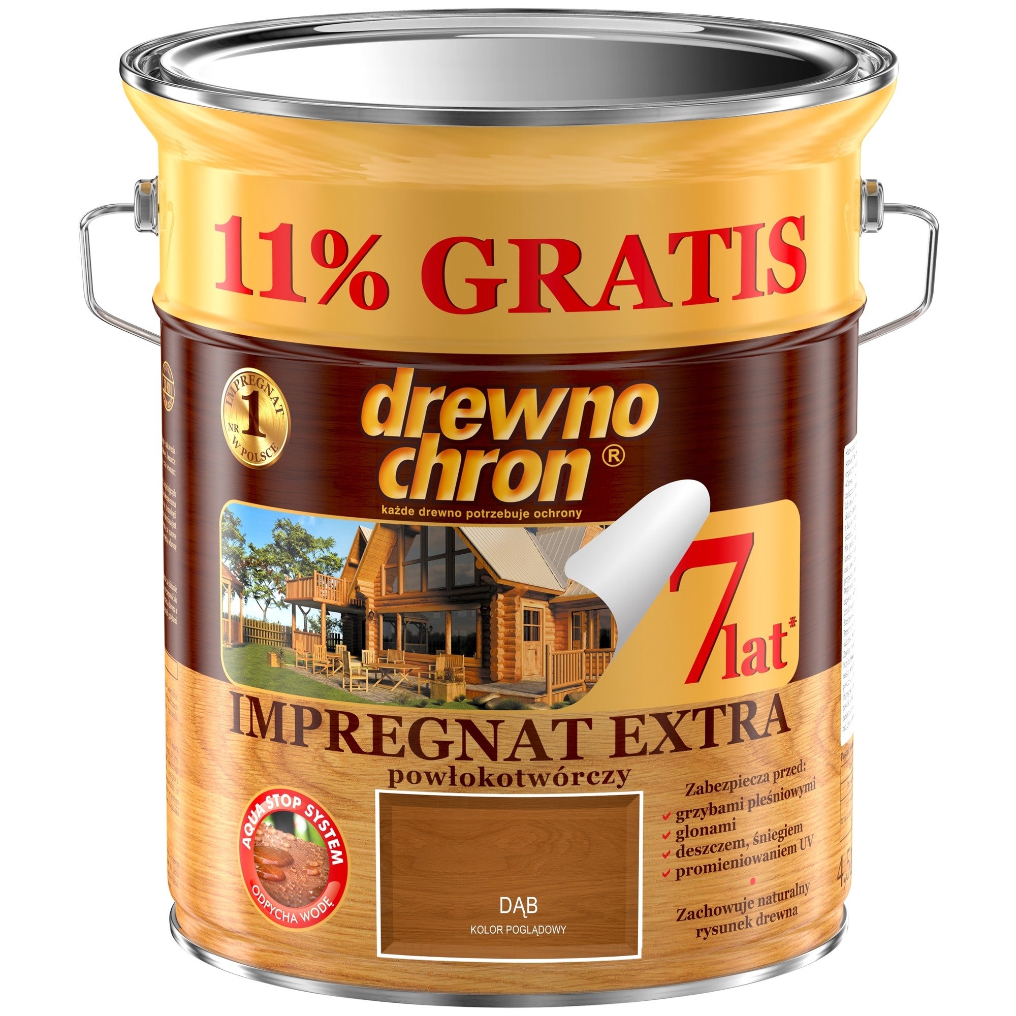 Impregnat Drewnochron Extra dąb 4,5+11%l 0