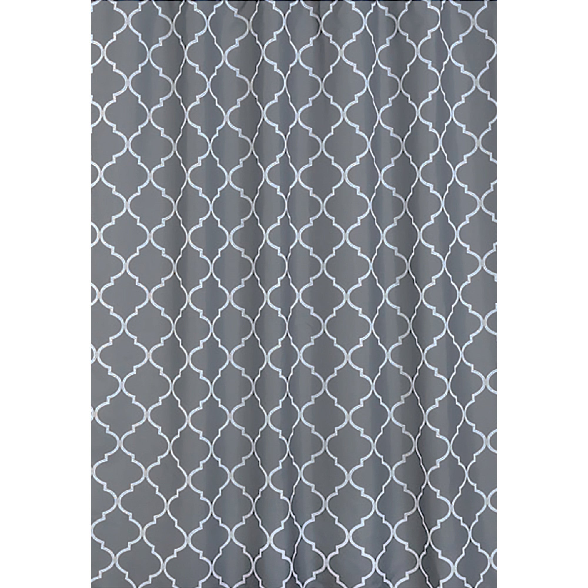 Zasłonka prysznicowa Bisk TXT Orient szara 1