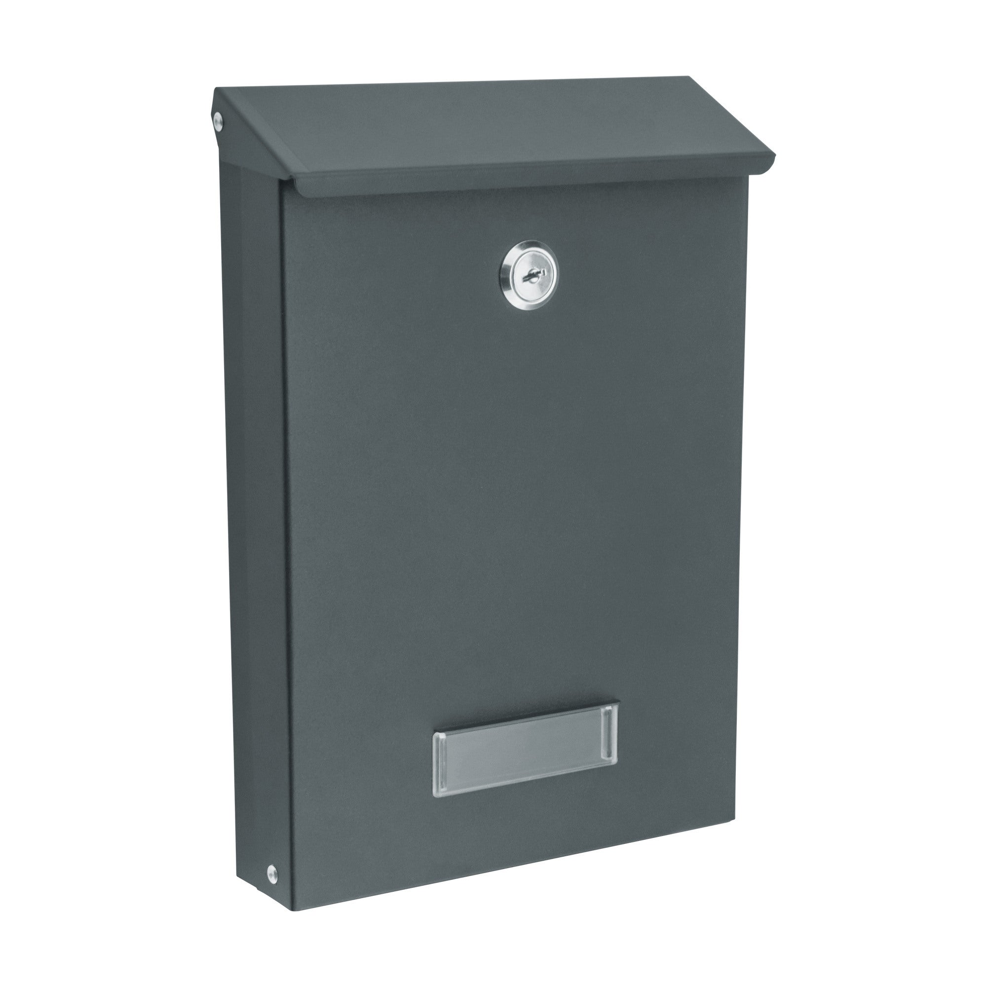 Skrzynka na listy Siena 26 x 17.5 x 4.5 cm grafitowa