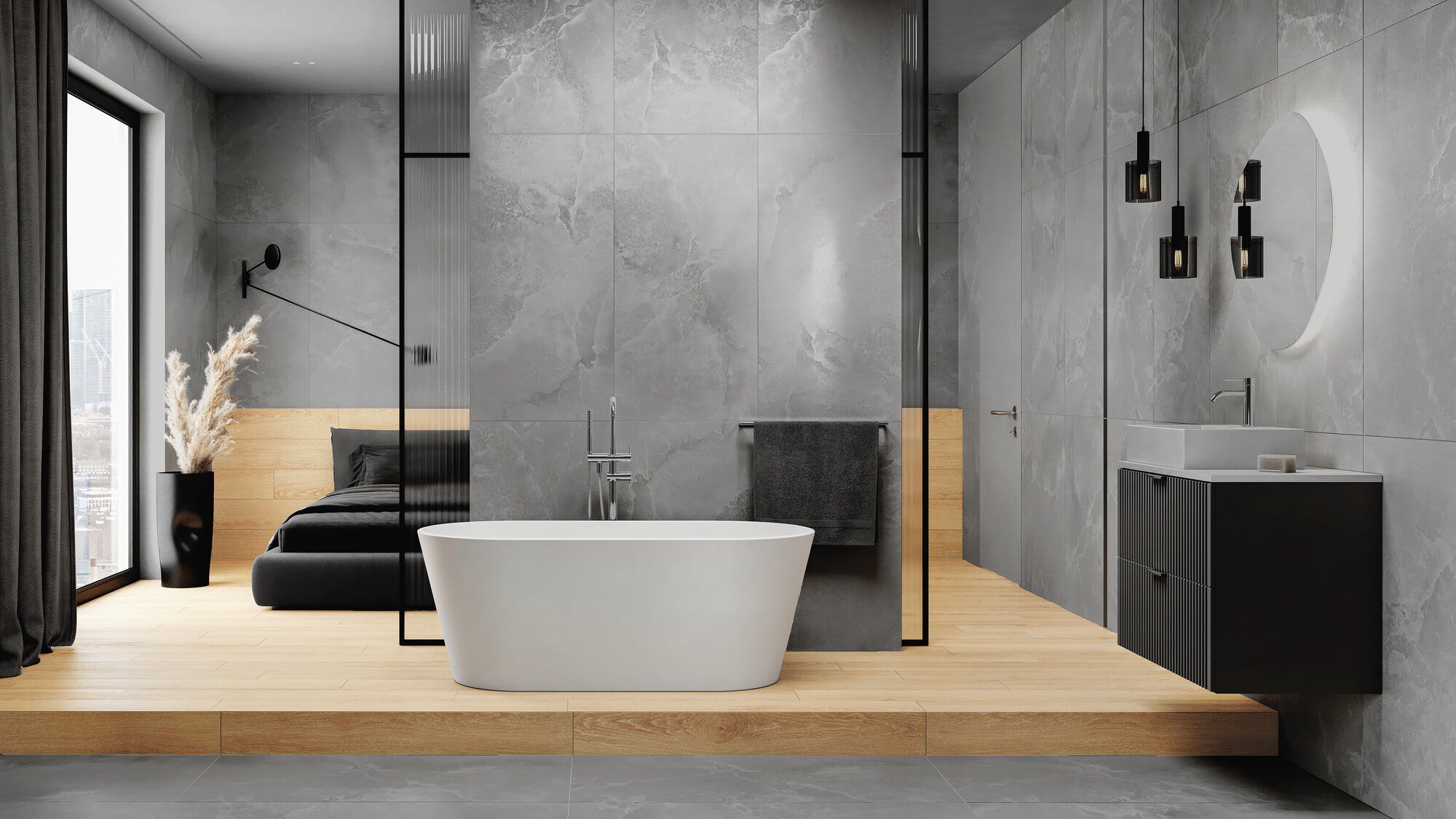 Gres szkliwiony Pueblo Grey 60x60 cm 1.79 m2 2