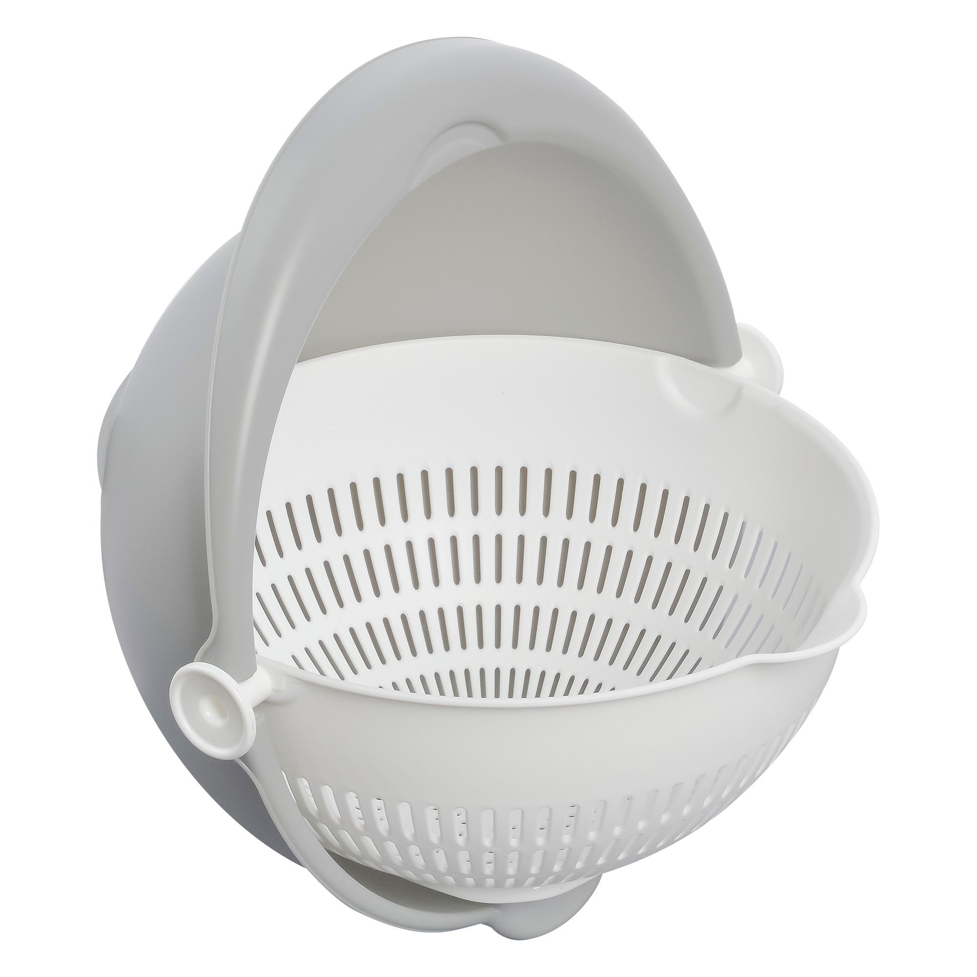 Miska cedzak 2w1 szara 1