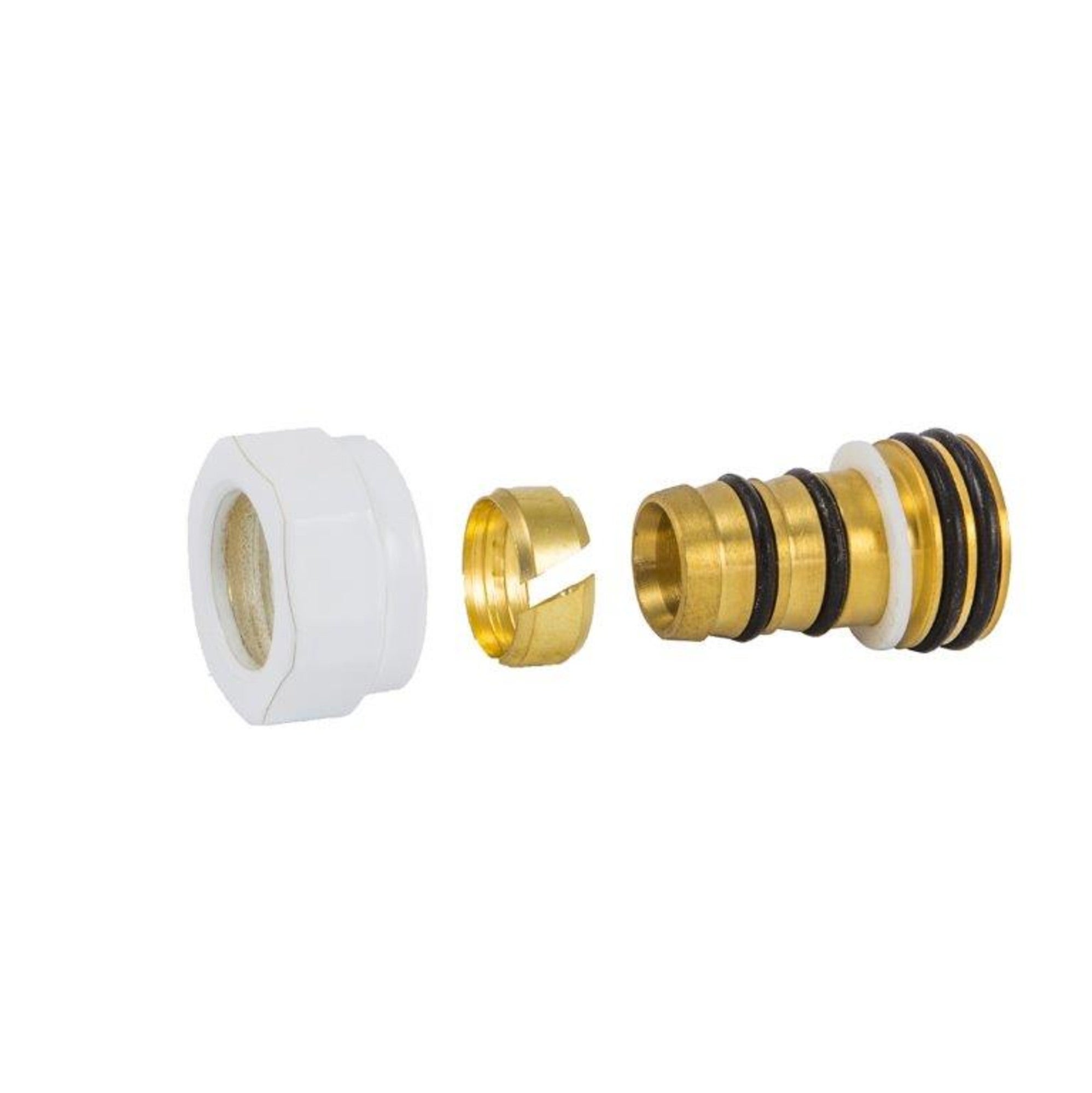 Złączka zaciskowa do PEX GW M22x1,5-16x2 mm, biała 0