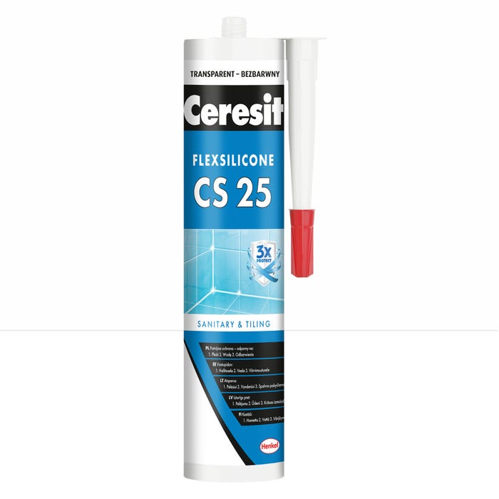 Silikon sanitarny CS25 bezbarwny 280 ml