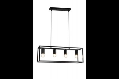 Oprawa sufitowa DIU4 4x E27, czarny, średnica 60cm, materiał metal
