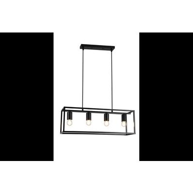 Oprawa sufitowa DIU4 4x E27, czarny, średnica 60cm, materiał metal