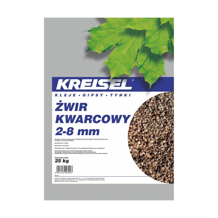 Żwir kwarcowy 2-8 mm Kreisel 25 kg