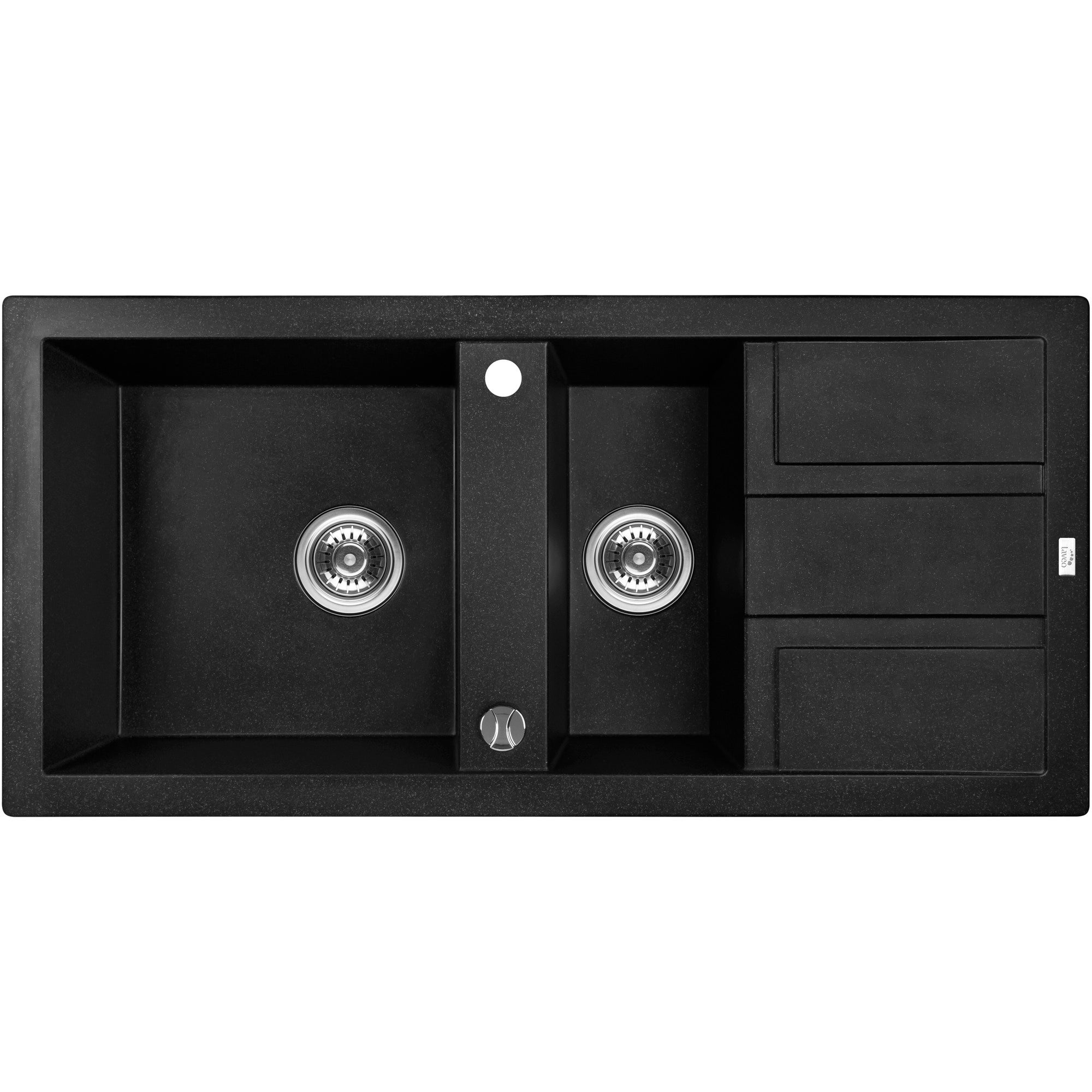 Zlewozmywak granitowy Laveo Barbados 100x48cm SBB_731T