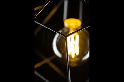 Oprawa sufitowa ROSA  1x E27, czarny, średnica 33cm, materiał metal 4