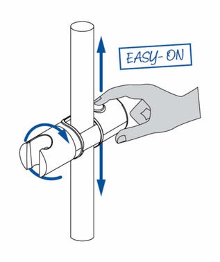 Uchwyt słuchawki prysznicowej na drążek Deante Easy-fix ANM 2