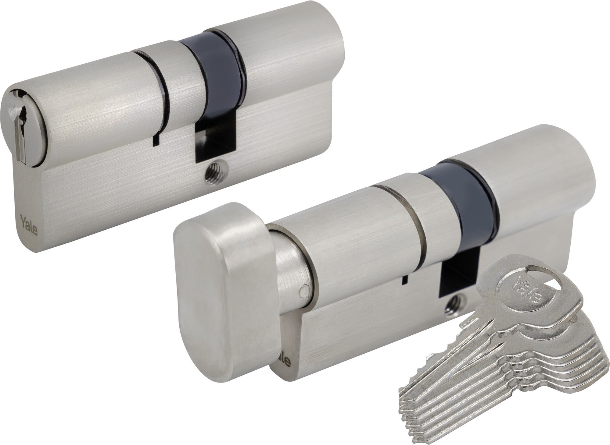 Komplet wkładek drzwiowych Yale 40/30+40/30G  1