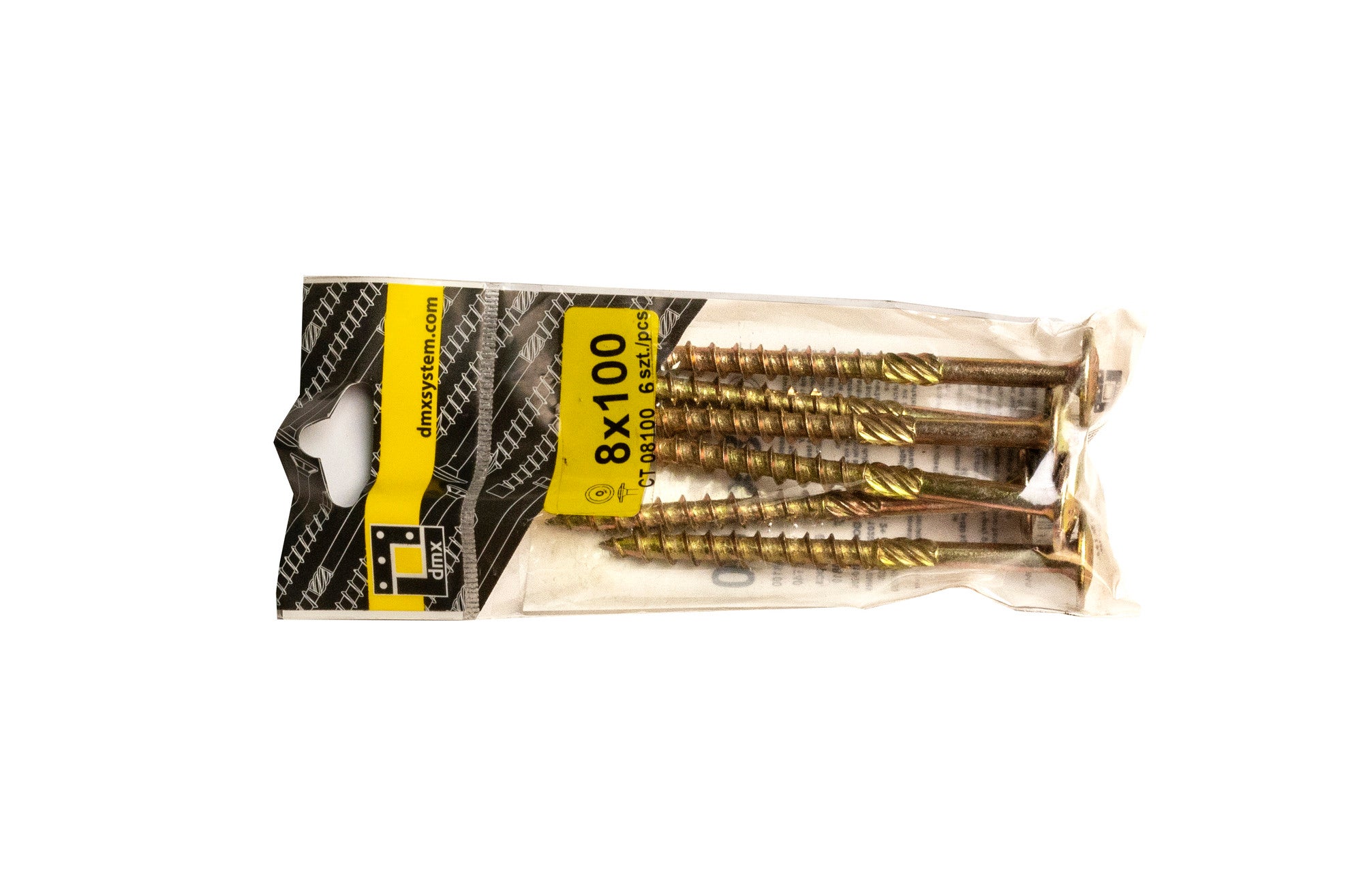 Wkręt do drewna 8x100 mm (6 szt.)