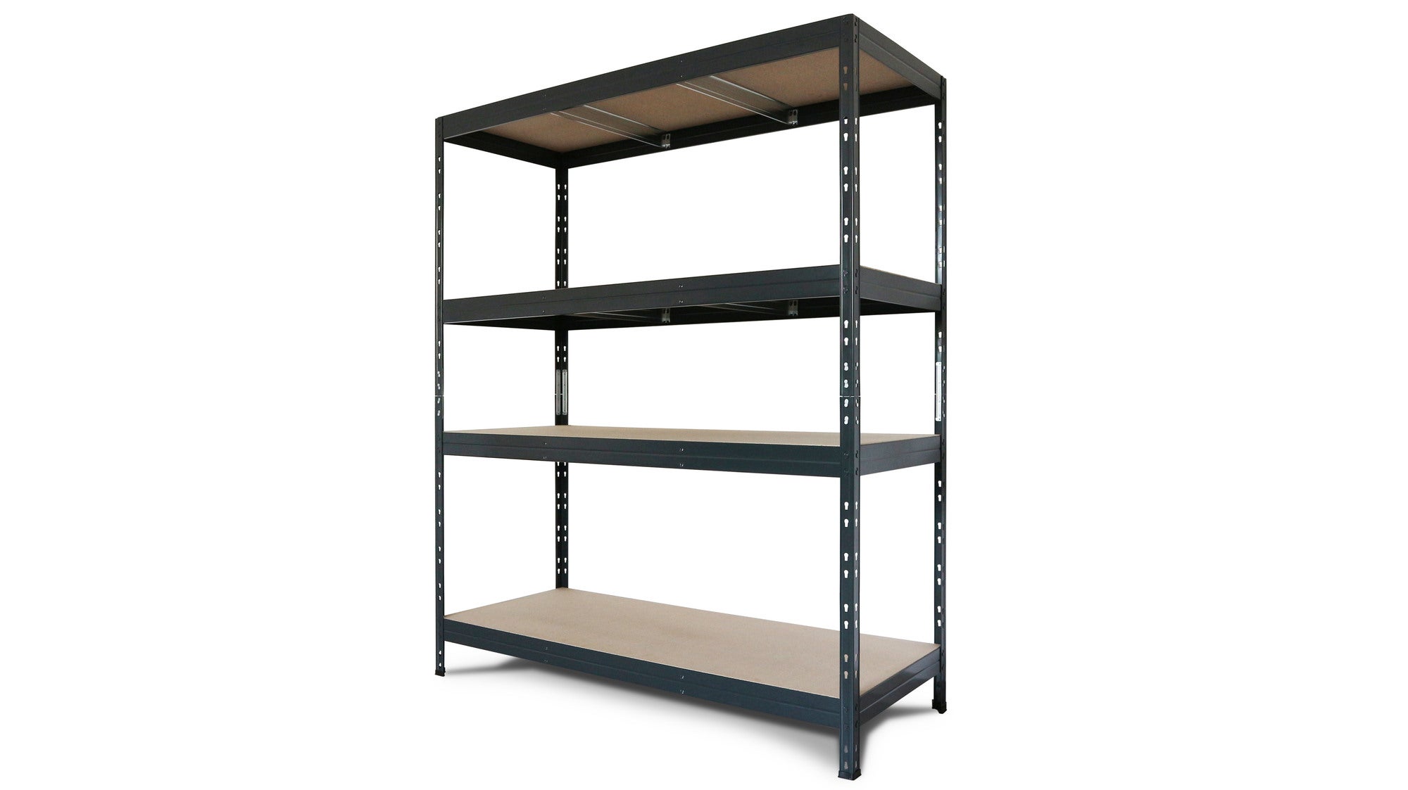 Regał magazynowy Rivet wym. 180x150x60 cm, 4 półki, nośność 400 kg