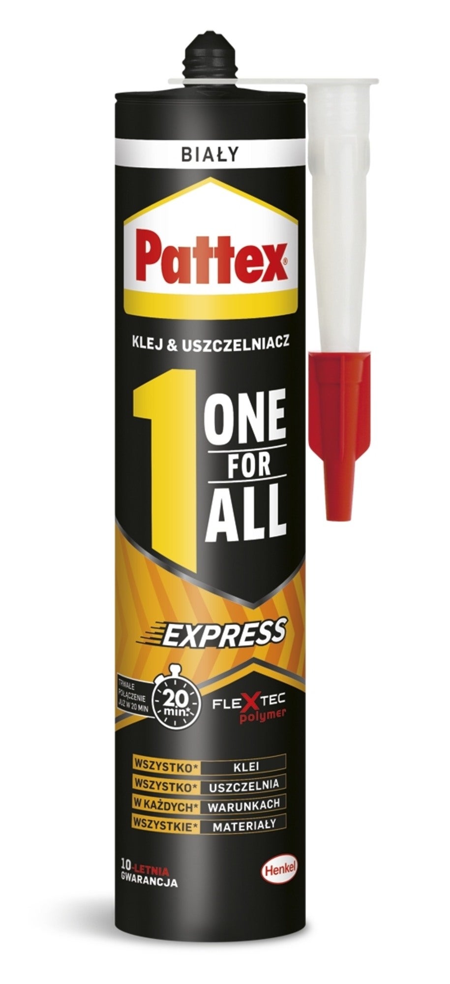 Klej uniwersalny Pattex One4All Express 390g 1