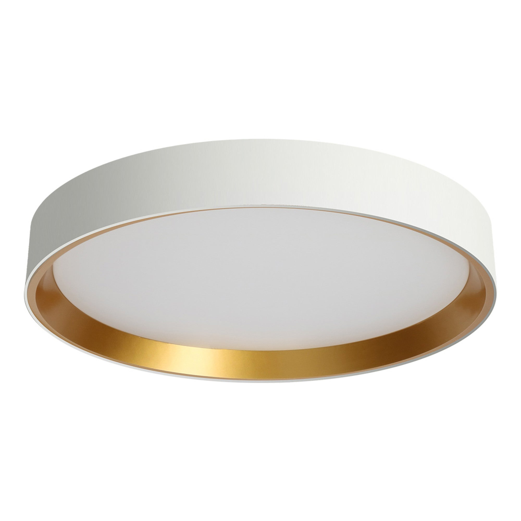 Plafon LED Bento 36W 2000 lm IP20, biały/złoty