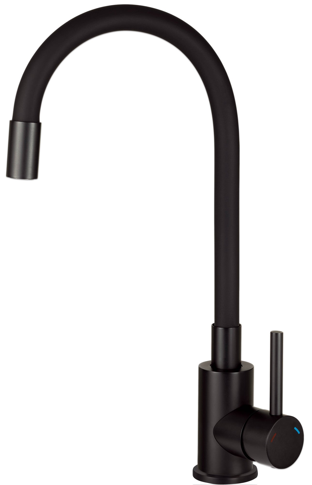 Bateria kuchenna z elastyczną wylewką Deante Luno czarba