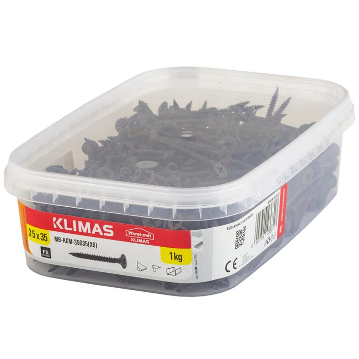 Wkręt do mocowania płyt g/k 3.5x35 mm do stali 1kg