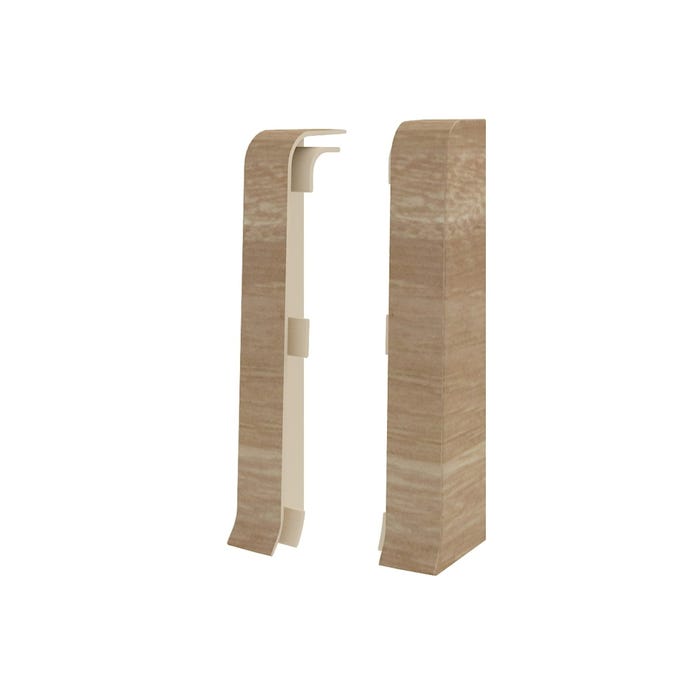 Zaślepka do listwy przypodłogowej Esquero 65x20x10mm buk op.2szt