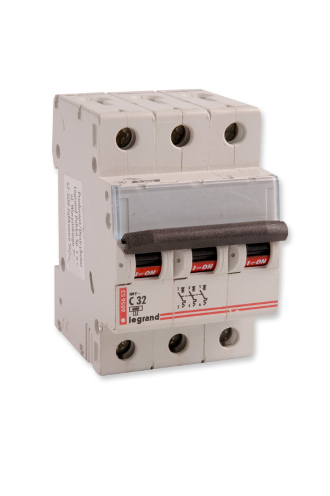 Wyłącznik nadprądowy S 303 3P C 32A TX3 Legrand 0