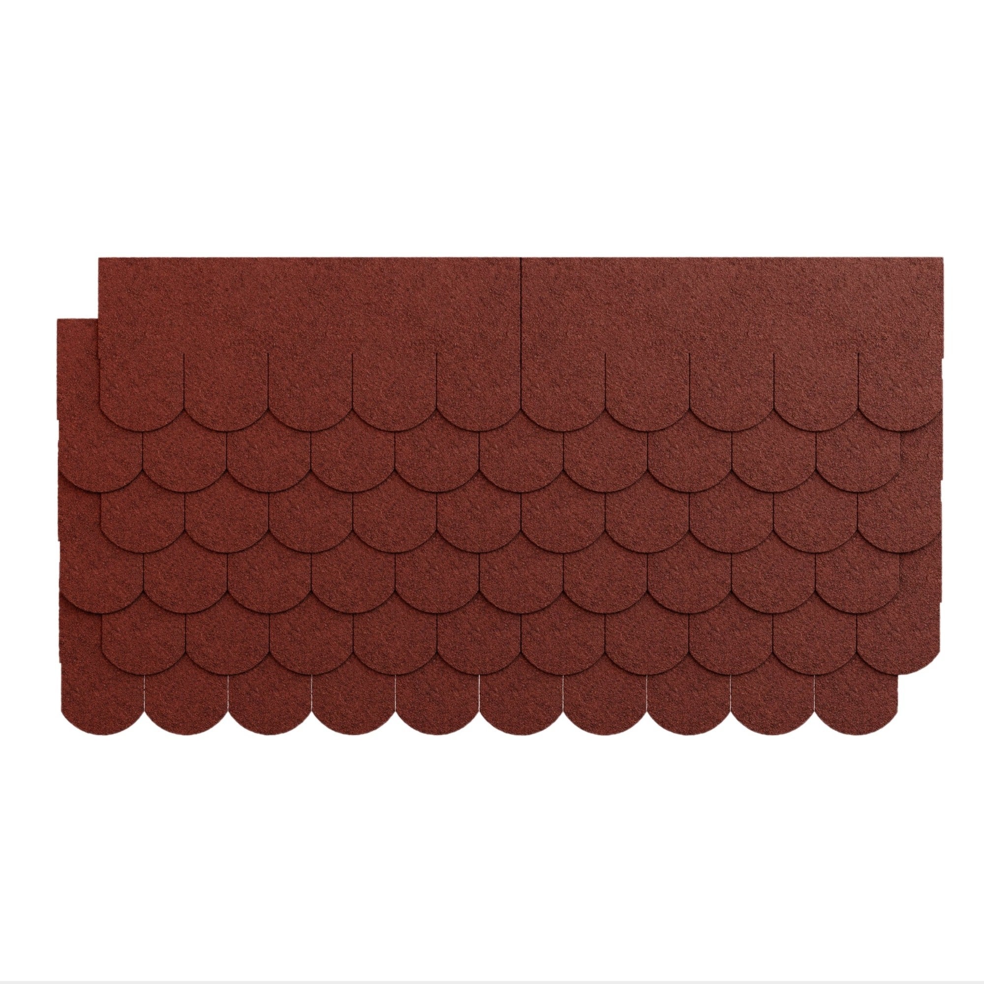 Gont bitumiczny karpiówka, Nexler czerwony, 3 m2 wym. 80x32 cm