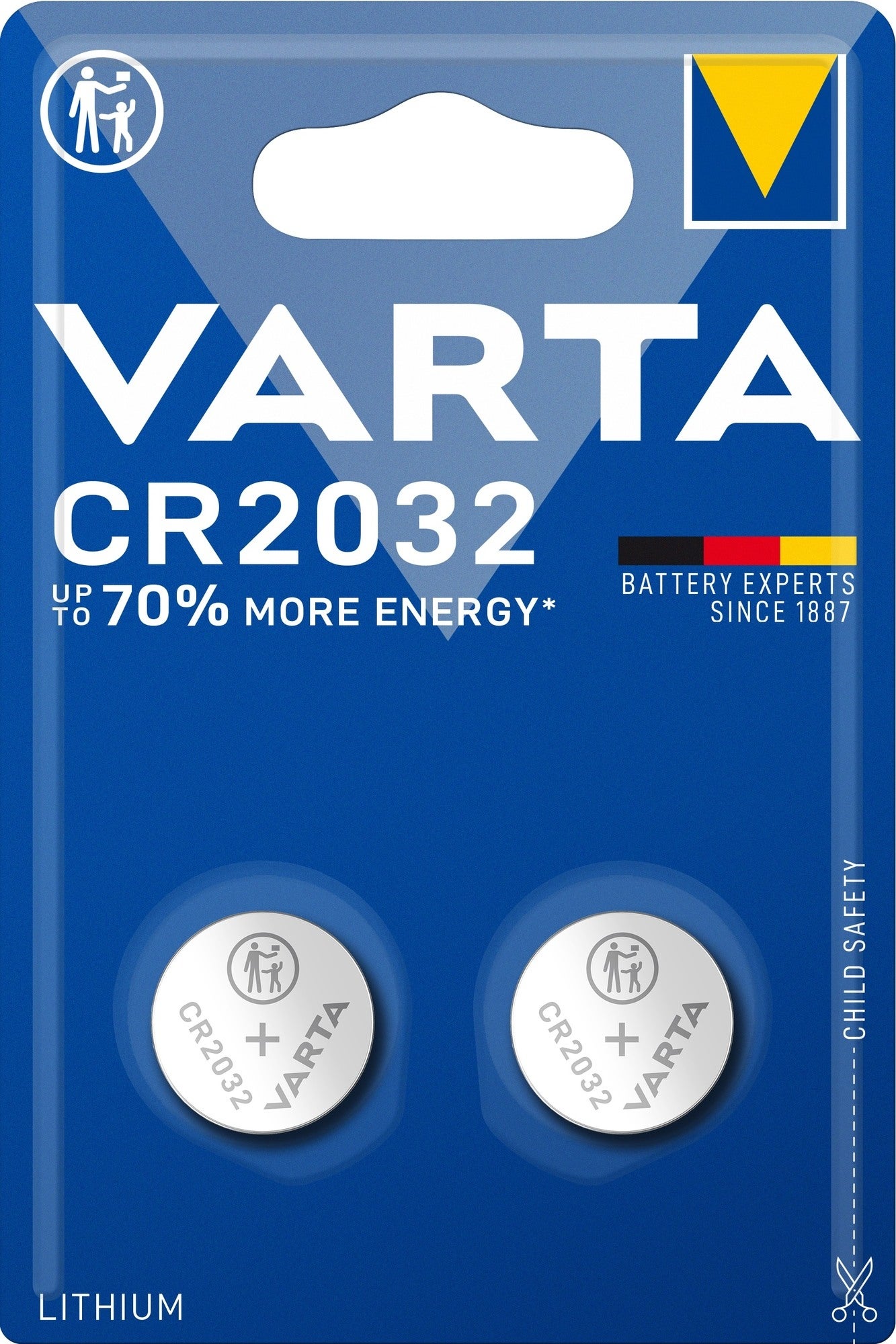 Bateria Varta Electronics CR2032 3V 2szt 0