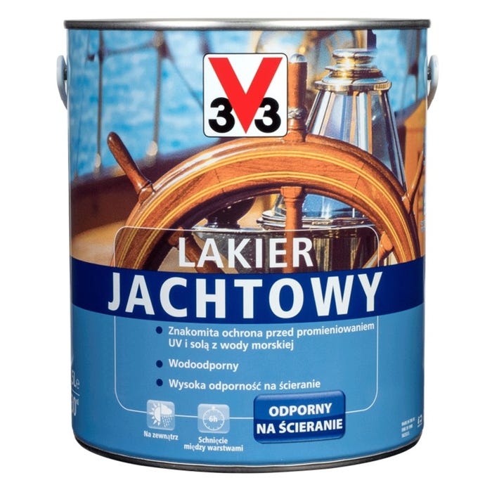 Lakier jachtowy V33 bezbarwny 2,5l