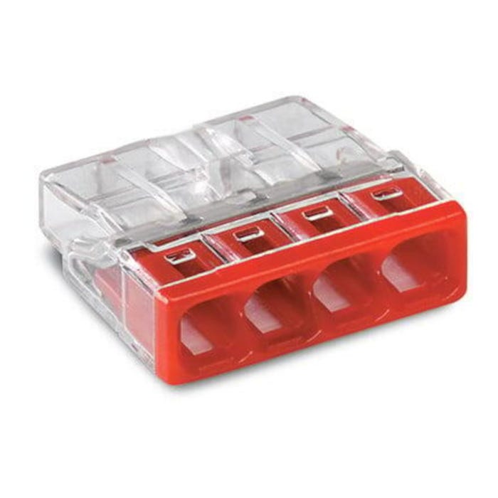 Szybkozłączka mini Wago 4x2,5mm 25szt