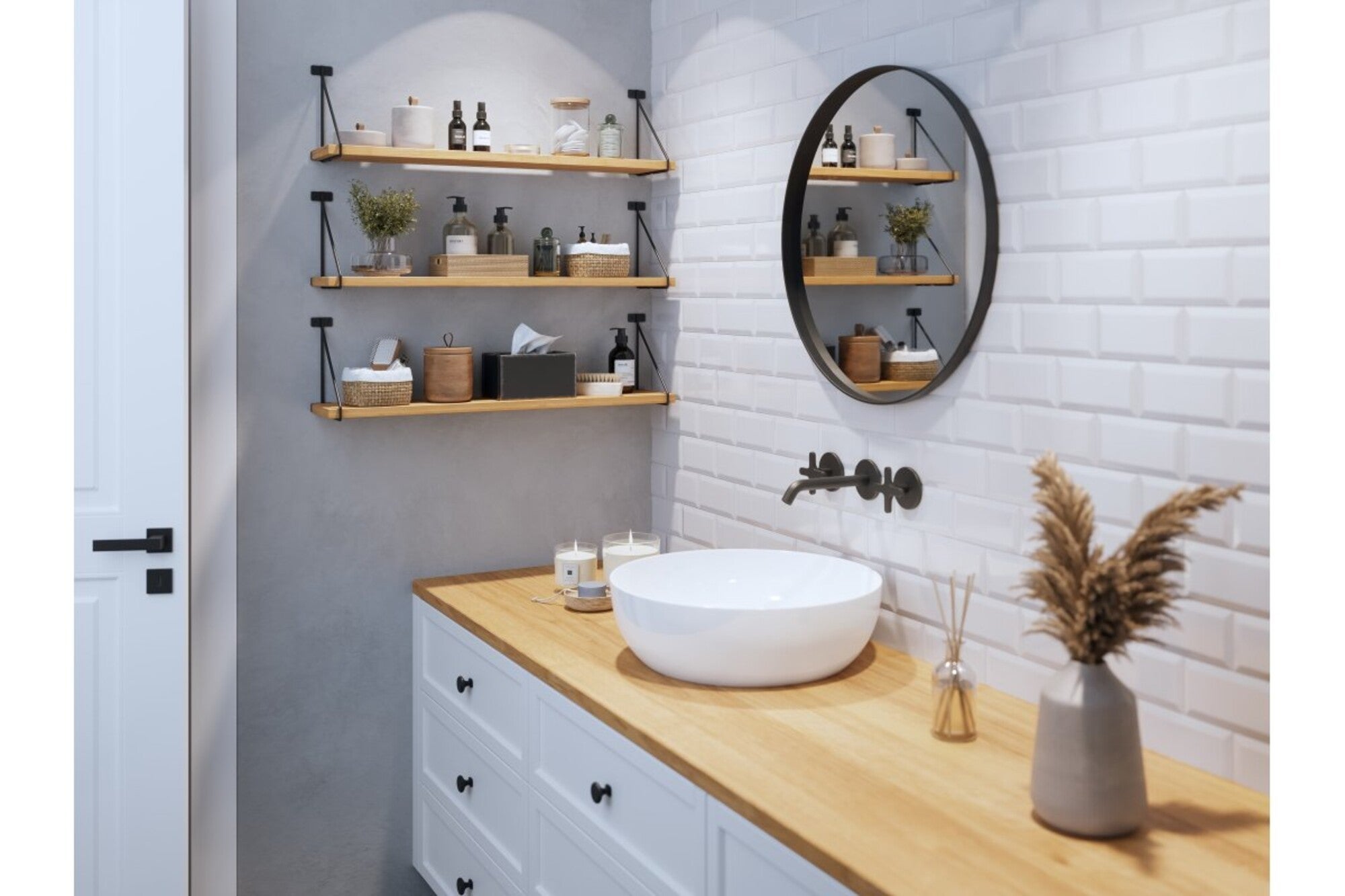 Gałka meblowa GTV LORENA ZnAl czarny mat 3