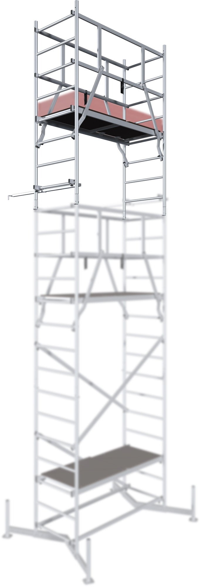 Rusztowanie ClimTec Krause 2-ga kondygnacja, wys. robocza 7 m